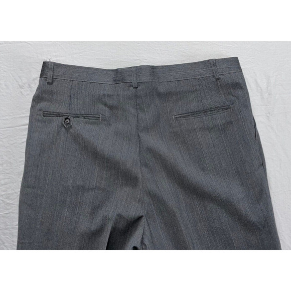 Haggar Vintage Triple Pleat Worsted Wool Dress Pants, Slacks. 35X27.5. Read. - Picture 10 of 10